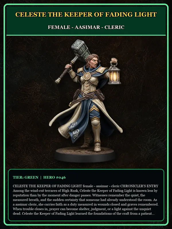 Celeste The Keeper Of Fading Light - obrazek 3
