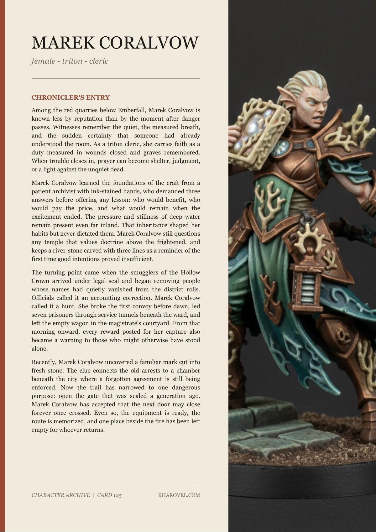 Marek Coralvow — character lore PDF preview