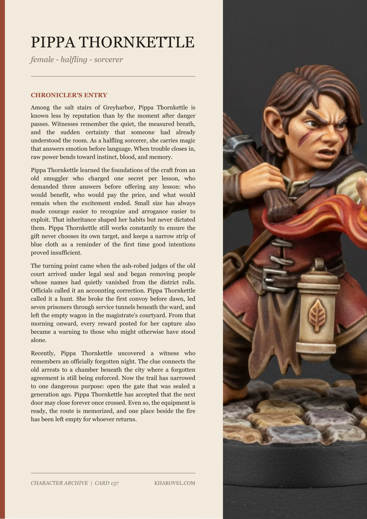 Pippa Thornkettle — character lore PDF preview