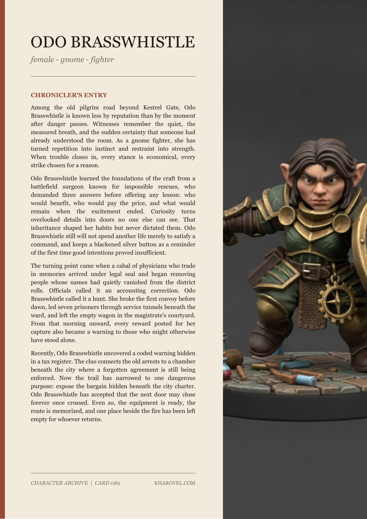 Odo Brasswhistle — character lore PDF preview